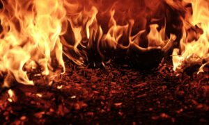 red flame