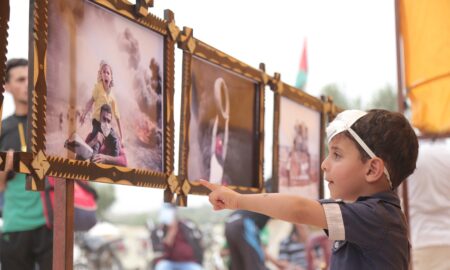 childhood, war, photo exhibit