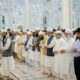 People Praying in Mosque During Ramadan, Iran